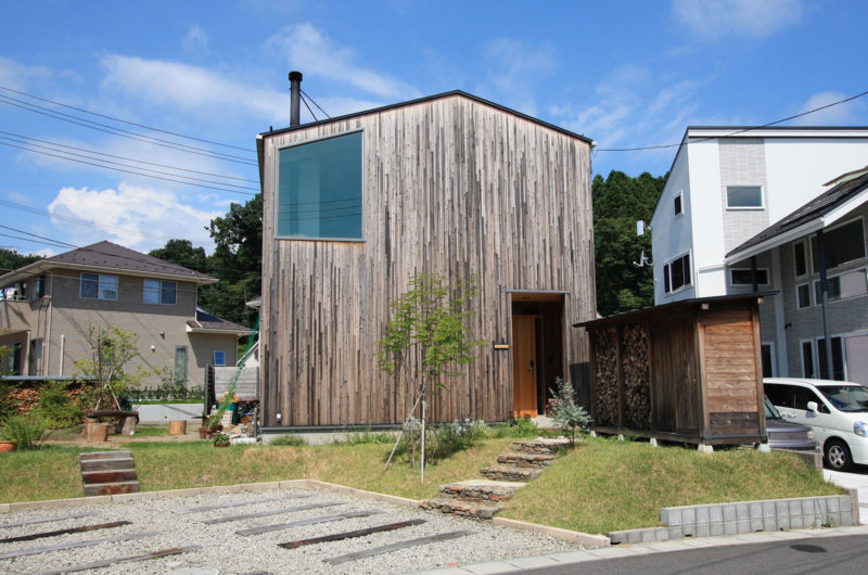 外壁は３種類 仙台の設計事務所なら建築家三浦正博の 設計島建築事務所